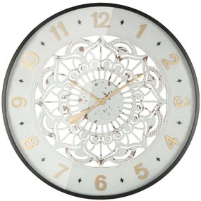 Ρολόι Τοίχου 15-00-94278 Φ80x6cm Multi Marhome Metal, Glass