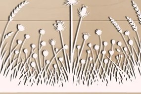 Intra απο ξύλο plywood 3mm-4mm πάχος – Ξύλινο Flower Wall Art Paper Cut1598 Δίασταση 40x30 cm INTRAFABR-121960662