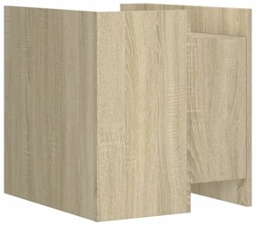 vidaXL Κομοδίνο Sonoma Δρυς 45x50x50 εκ. από Επεξεργασμένο Ξύλο