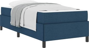 vidaXL Κρεβάτι με ελατήρια Μπλε 80 x 200 cm ύφασμα