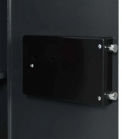 vidaXL Ψηφιακό Ασφαλές Σκούρο γκρι 40 x 35 x 60 εκ. Ατσάλι