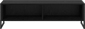 vidaXL Ντουλάπι TV 100 x 36.5 x 30.5 εκ Μαύρη Οξυά Επεξεργασμένο Ξύλο
