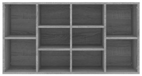 vidaXL Παπουτσοθήκη Γκρι Sonoma 103x30x54,5 εκ. από Επεξεργασμένο Ξύλο