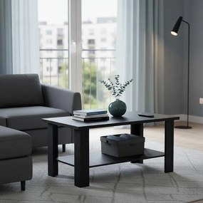 Τραπέζι σαλονιού Riano zebrano μελαμίνης 89x49.5x42εκ 89x49.5x42 εκ.