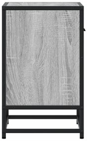 vidaXL Κομοδίνα 2 τεμ. Γκρι Sonoma 40x31x50 εκ. από Επεξεργασμένο Ξύλο