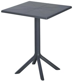 Τραπέζι Κήπου Terrin HM6125.20 60,5x60,5x76,5cm Dark Grey