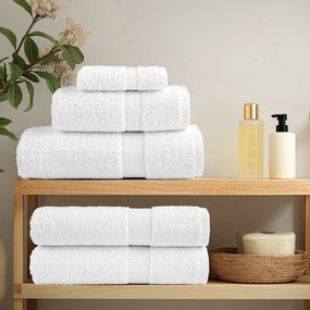 vidaXL Πετσέτες 2 pcs Λευκό 15 x 21 cm Βαμβάκι