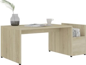 vidaXL Τραπεζάκι Σαλονιού Sonoma Δρυς 90x45x35 εκ. από Επεξ. Ξύλο