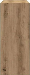 vidaXL Βιβλιοθήκη 2 επιπέδων 100 x 30 x 72 εκ Επεξεργασμένο ξύλο
