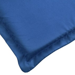 Μαξιλάρι Ξαπλώστρας Μπλε Ρουά 200x60x3 εκ. από Ύφασμα Oxford - Μπλε