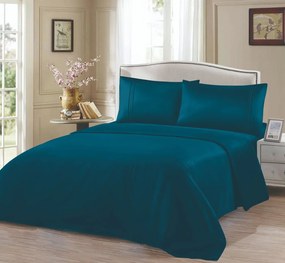 Σετ σεντόνια μονόχρωμα 4τμχ Μπλε ML17595 - 1.60x2.40