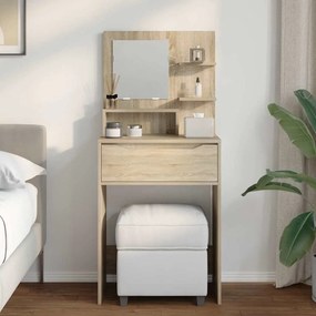 vidaXL Τραπέζια Ντυσίματος Κρεβατοκάμαρας Δρύς Sonoma