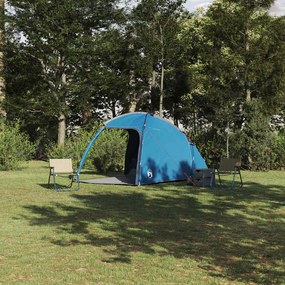 vidaXL Σκηνή Μπλε 370 x 230 x 185 εκ. Πολυέστερ και υαλοβάμβακας