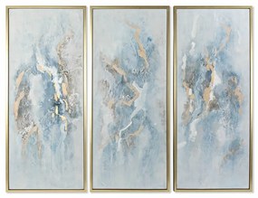 Καμβάς DKD Home Decor πολυστερίνη Καμβάς 55 x 4 x 131 cm (3 Τεμάχια)