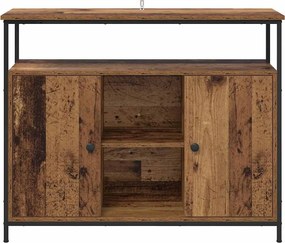 vidaXL Πλαϊνό γραφείο Παλιό Ξύλο 100 x 35 x 80 εκ. Επεξεργασμένο ξύλο