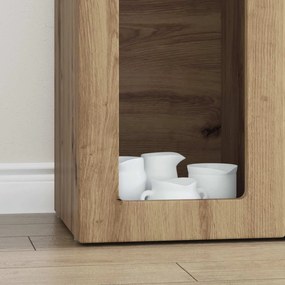 vidaXL Πλαϊνό γραφείο Artisan Oak 59 x 35 x 100,5 εκ