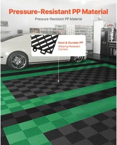 VEVOR Drainage Mat Drainage Floor Tile 12” x 12” Modular Interlocking Mat