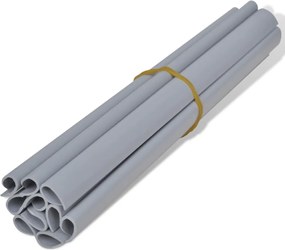 vidaXL Περίφραξη Προστατευτική Ανοιχτό Γκρι 70 x 0,19 μ. από PVC