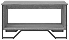 vidaXL Τραπεζάκι Σαλονιού Γκρι Sonoma 75x51x40 εκ. Επεξεργασμένο Ξύλο