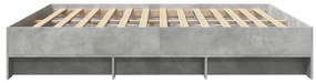 vidaXL Πλαίσιο κρεβατιού χωρίς στρώμα 180x200 εκ. Επεξεργασμένο Ξύλο