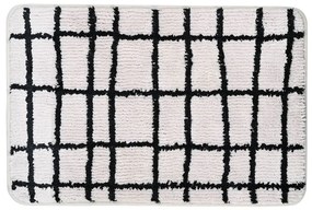 Ταπέτο Μπάνιου Cage 02-28572 40x60cm Grey-Black Estia 40X60 Microfiber