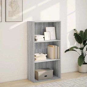 Βιβλιοθήκη Γκρι Sonoma 60x30x114 cm Ξύλινη κατασκευή - Γκρι
