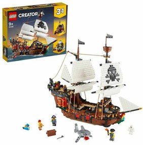 Παιχνίδι Kατασκευή   Lego 31109 Barco Pirata         Λευκό Πολύχρωμο Αργυρό 3-σε-1 1260 Τεμάχια