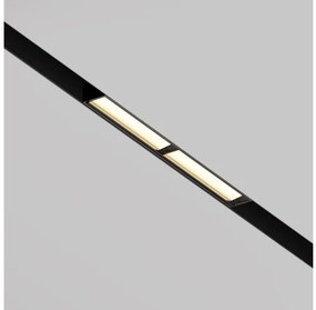 Γραμμικό Φωτιστικό Μαγνητικής Ράγας Exility LED 18W Μαύρο Parete TR106-2-12W3K-B Maytoni TR106-2-12W3K-B