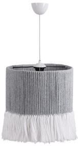 ΦΩΤΙΣΤΙΚΟ ΟΡΟΦΗΣ ΚΡΕΜΑΣΤΟ ΑΠΟ ΣΧΟΙΝΙ ΛΕΥΚΟ ΓΚΡΙ FB97652.05 Φ30x80 εκ. 0534610