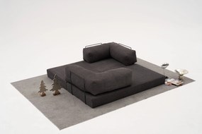 Τριθέσιος Καναπές Comfort - Χρώμα Ανθρακί - 190x95x75εκ