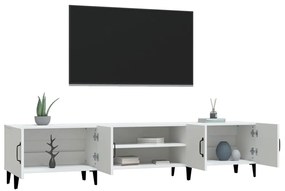 vidaXL Έπιπλο Τηλεόρασης Λευκό 180 x 31,5 x 40 εκ. Επεξεργασμένο Ξύλο