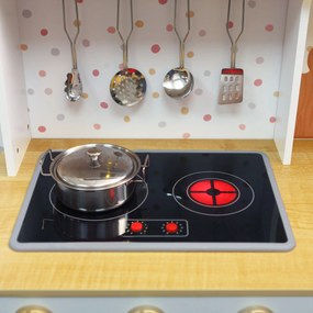 Wooden Play Kitchen (with 7 cookware) - 7275/ 7252