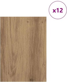 vidaXL Διακοσμητικά Πάνελ 12 τμχ. Artisan Oak 15 x 21 x 0.27 εκ.