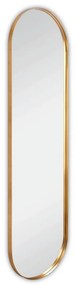 Καθρέπτης Τοίχου Britta 1430579 40x150cm Gold Mirrors &amp; More Μέταλλο,Γυαλί