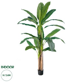 20018 GloboStar® Artificial Garden BANANA TREE 20018 - Τεχνητό Διακοσμητικό Φυτό Μπανανιά - Μπανανόδεντρο Υ240cm