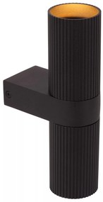 Φωτιστικό Επίτοιχο Lucide 09239-02-30 CLUBS Μαύρο Ματ (Black Mat)