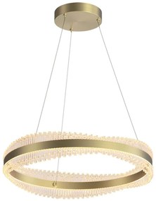 Φωτιστικό Οροφής 25412 Φ60x200cm Dim Led 4340lm 58W 3000K Gold