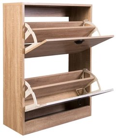 Shoe Storage Lounge Fylliana Sonoma Oak 60x23,5x81 cm