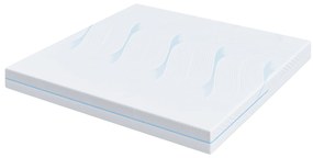 vidaXL Στρώματα Λευκό 180 x 200 cm 100% ύφασμα πολυεστέρα με τζακάρ