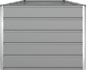 vidaXL Γλάστρα Ανοιχτό γκρι 385 x 100 x 75 εκ Επικαλυμμένος Χάλυβας