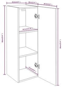 ΈΠΙΠΛΟ ΤΗΛΕΟΡΑΣΗΣ ΚΑΠΝΙΣΤΗ ΔΡΥΣ30,5X30X90ΕΚ. ΕΠΕΞΕΡΓΑΣΜΕΝΟ ΞΥΛΟ 815747