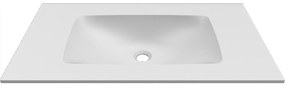 Karag Deciso 80 Νιπτήρας επίπλου 80,5x46x12cm White