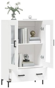 vidaXL Ντουλάπα Λευκή 69,5 x 31 x 115 εκ. από Επεξεργασμένο Ξύλο