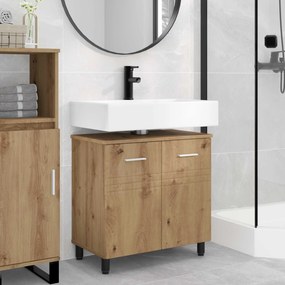 vidaXL Έπιπλο μπάνιου Artisan Δρυς 60 x 35 x 60 εκ. Επεξεργασμένο Ξύλο