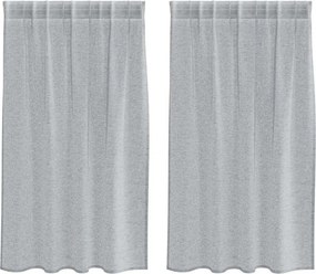 vidaXL Κουρτίνα βυσσινί 2 pcs Σκούρο Γκρι 140 x 140 cm Πολυεστέρας