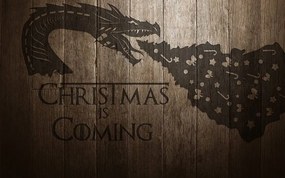 Σετ των 2 Intra απο ξύλο plywood 3mm-4mm πάχος – Έρχονται Χριστούγεννα με το ξύλο τέχνης χαρακτικής σε ξύλο Dragon 40x45 cm INTRAVECTRY-MY555840