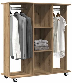 vidaXL Ντουλάπα artisan δρυς 102 x 38 x 110 εκ. Επεξεργασμένο ξύλο