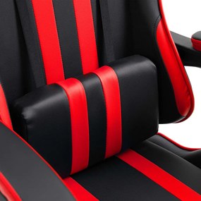 vidaXL Καρέκλα Gaming Κόκκινη από Συνθετικό Δέρμα