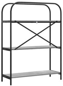 vidaXL Ράφι Βιβλίων Γκρι sonoma 80 x 30 x 109 εκ Επεξεργασμένο ξύλο