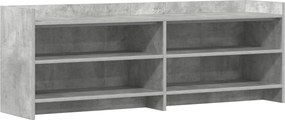 VidaXL Ντουλάπι TV 135 x 33 x 47 εκ. Γκρι Σκυροδέματος